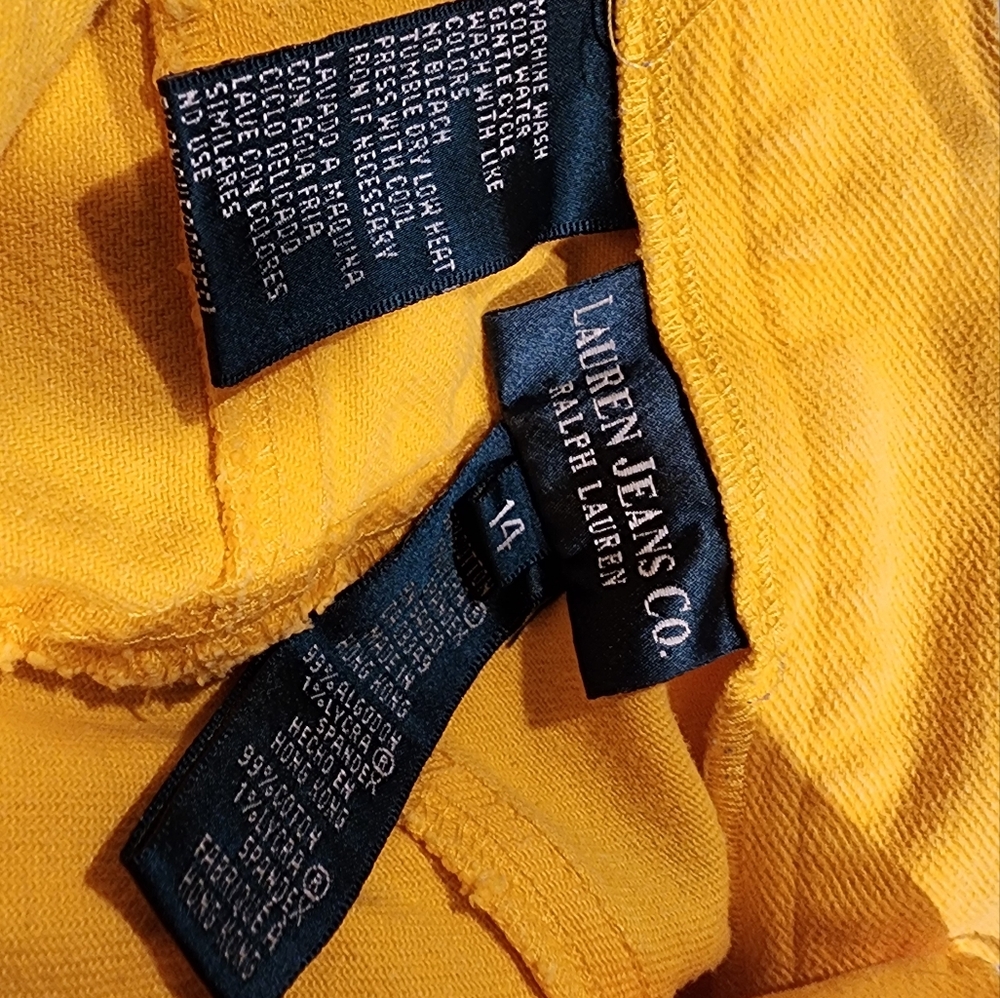 Yellow Ralph Lauren Jeans - Picture 2 of 5